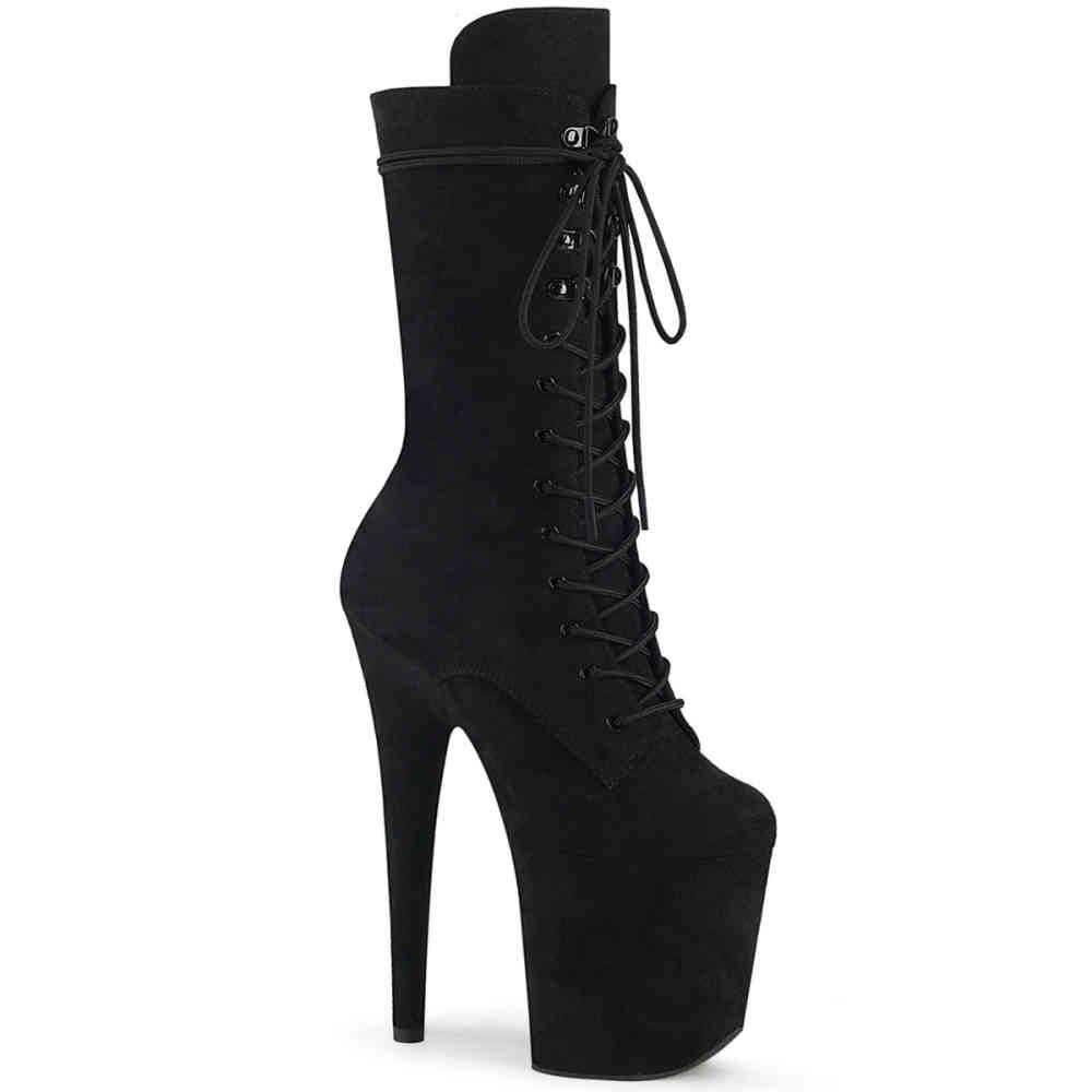 Pleaser - FLAMINGO1050FS Platform Boots, Pole dance shoes - Pole dance shoes - Black Product image